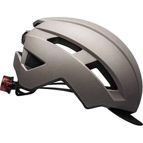 BELL Daily MIPS LED Adult Commuter Bike Helmet - Matte Cement (Discontinued), Universal Women's (50-57 cm)