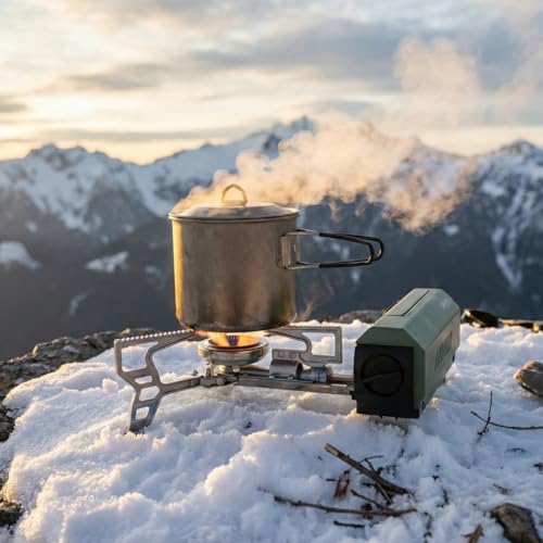 Portable Gas Stove - Reliable for Cooking - Outdoor and Indoor - Versatile Camping Stove - Safe Cooking Burner - by Altena