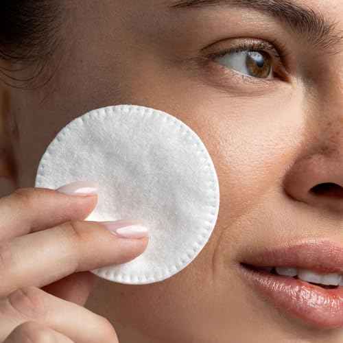 Cliganic Premium 100% Cotton Makeup Remover Pads 540 Count, (Pack of 6)