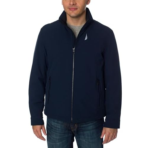 Nautica Men's Waterproof, Windproof, Golf, Hiking, Travel, Casual Wear Windbreaker Jacket