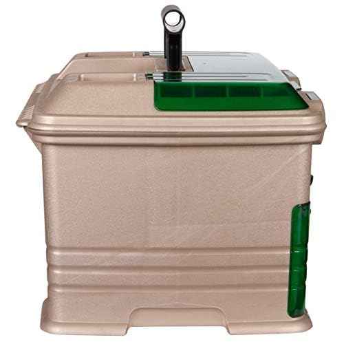 Flambeau Outdoors T5 Multiloader Tackle Box, Fishing Organizer with Tuff Tainer Boxes Included, Green/Gold