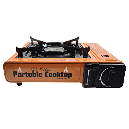 Seth McGinn's CanCooker Portable Cooktop - Butane Single Burner Stove with Carrying Case & Electronic Ignition - CSA Certi...