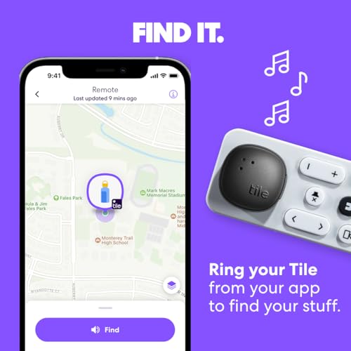 Tile by Life360 Essentials - Bluetooth Trackers & Item Locators for Keys, Wallets, Remotes & More; Easily Find All Your Th...