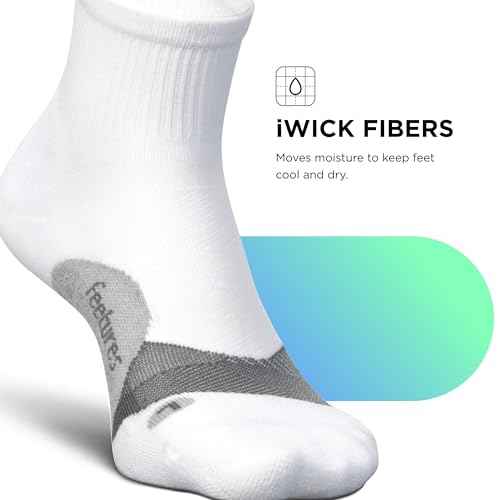 Feetures Elite Light Cushion No Show Tab Sock Wave