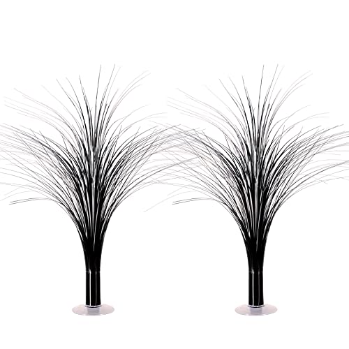 Beistle 2-Pack Metallic Spray Centerpiece, Sleek Black Decoration for New Years, Awards Night, & Birthday Parties, Table D...