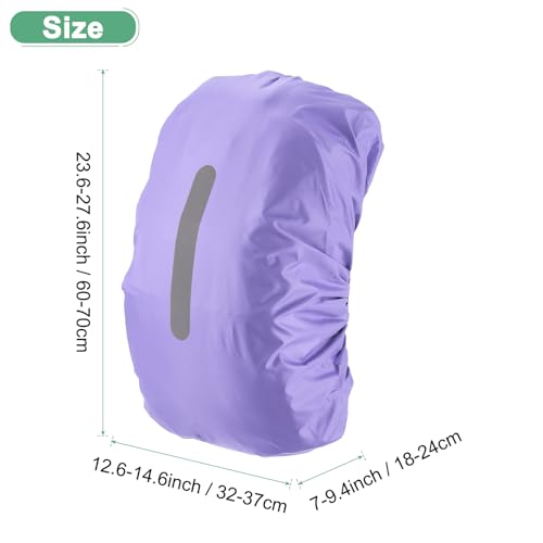 M METERXITY Waterproof Backpack Rain Cover Waterproof Backpack Cover, Bag Rain Cover with A Vertical Reflective Strap for ...