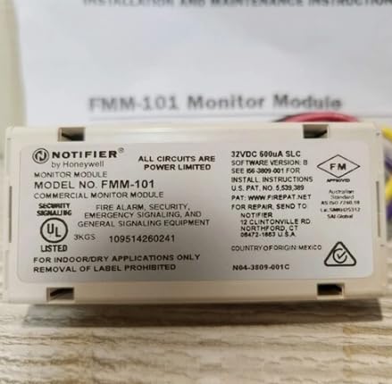 New NOTIFIER FMM-101 Addressable Mini Monitor Module