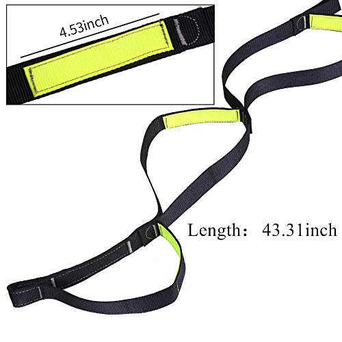 WILDKEN Adjustable Climbing Ascender Sling Foot Loop Ascender Webbing Sling for Outdoor Mountaineering, Rock Climbing, Exp...