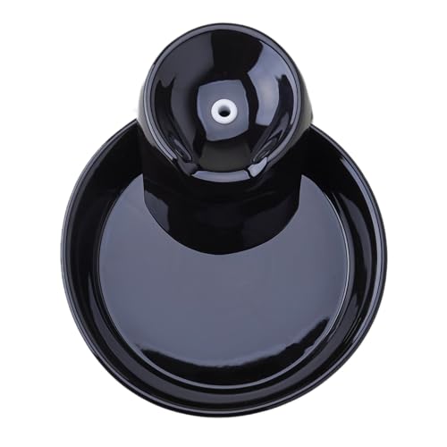 Pioneer Ceramic Drinking Fountain Big Max , 128 oz,Black
