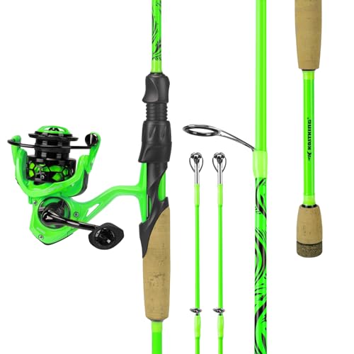 KastKing Zephyr Dual-tip Fishing Rod & Reel Combo, Dual Tips Section for Different Powers, IM6 Graphite 2Pc Blanks, KastFl...