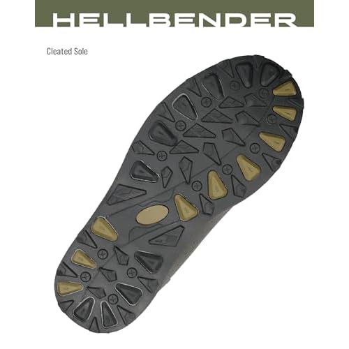 FROGG TOGGS Men's Hellbender Waterproof Fishing Wading Boot for Fishing in Felt or Cleated
