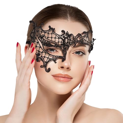 Masquerade Mask for Women Lace Masks for Venetian Party Costume Halloween Carnival