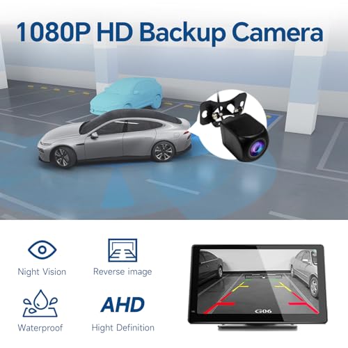Haudio Portable Wireless Carplay Car Stereo, 7" HD Touchscreen for Car with Apple CarPlay & Android Auto with Backup Camer...