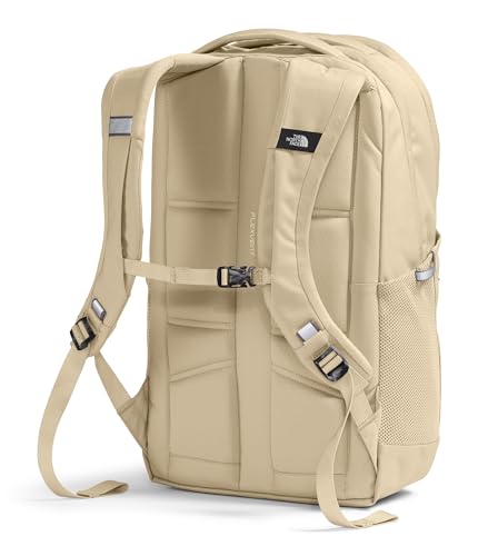 The North Face Women's Jester Everyday Laptop Backpack - Commuter Travel Bag, Laptop Sleeve, Water-Repellent, Gravel/TNF B...