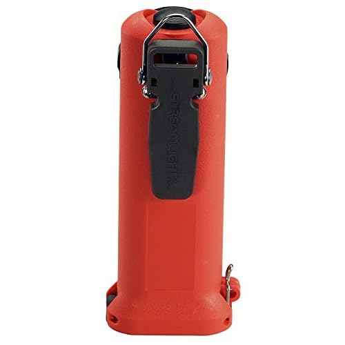 Streamlight 90503 Survivor 175-Lumen Rechargeable Safety-Rated Firefighter Right Angle Flashlight with AC/DC Charging, Orange