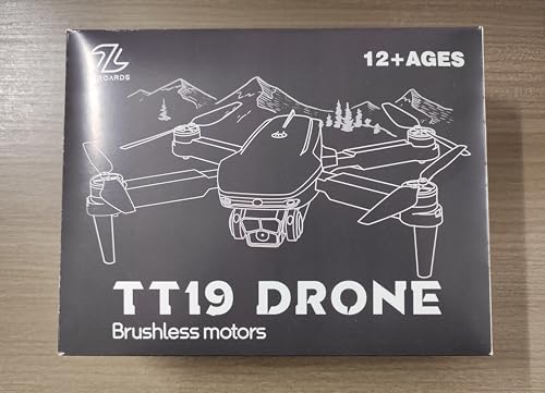 TTROARDS TT19 Drone with 1080P Camera for Adults, Drones with 270° Obstacle Avoidance Function, Brushless Motor, Level 3 Wind Resistance, Foldable Quadcopter Mini Drone for Beginners, Green