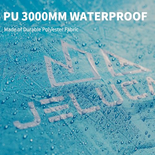 JELUCAMP 1/2/4/5/6 Person Dome Tents for Camping, Lightweight Portable Backpacking Tent, Small Easy Set Up Outdoor Waterpr...