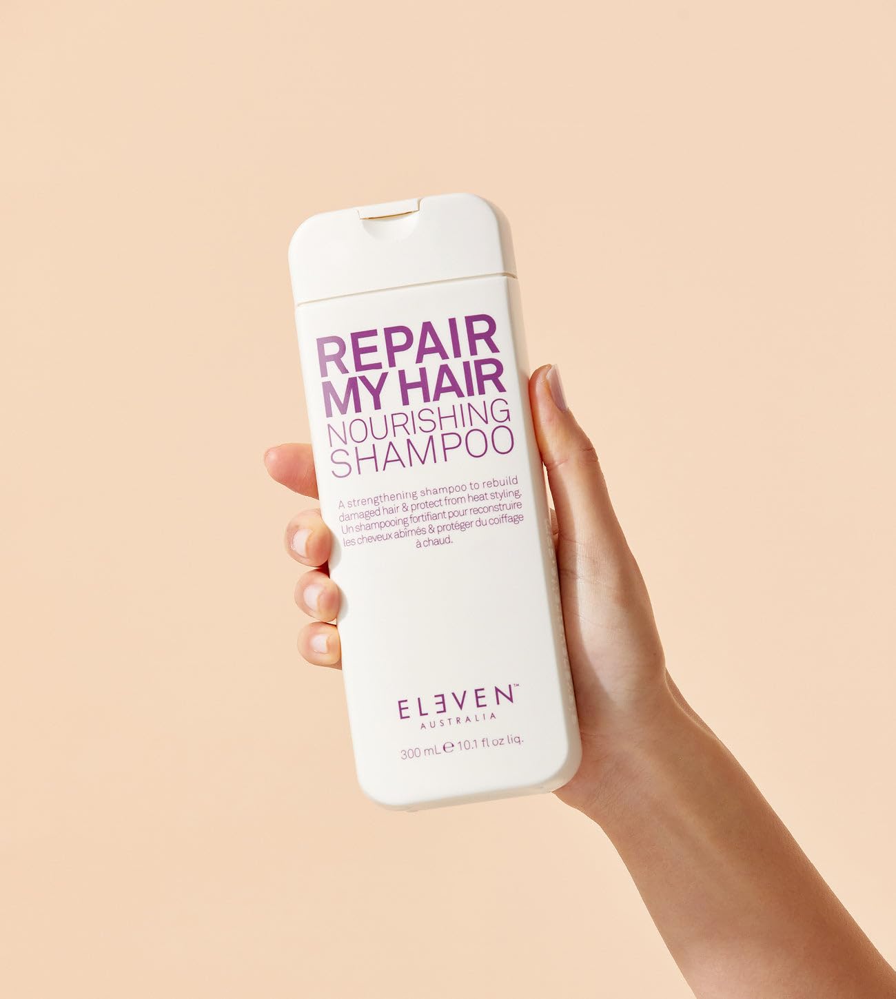 ELEVEN AUSTRALIA Repair My Hair Nourishing Shampoo - Strengthens & Repairs Damaged Hair, Deep Moisture & Restores Shine, Sulfate