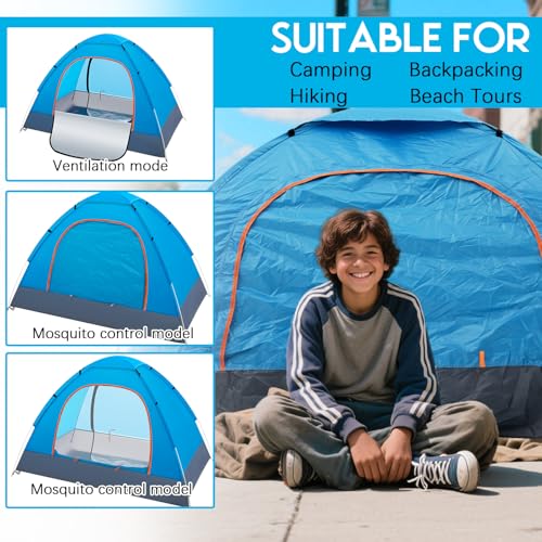 Wowangce Camping Tents for Homeless Bulk Homeless Backpacking Supplies 2 Person Pop up Adult Waterproof Instant Easy Setup...