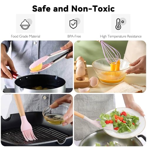 Camkinger Camping Accessories Kitchen Cooking Utensils Set - Portable Outdoor Camp Cookware Set, Silicone Camper Essential...