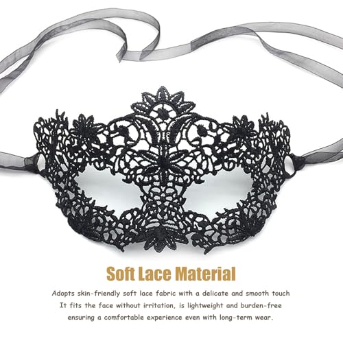 Masquerade Masks for Women Lace Venetian Halloween Eye Mask for Carnival Party Prom Ball