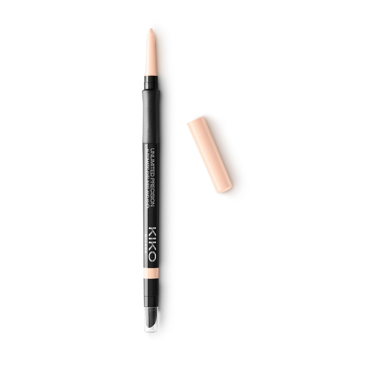 KIKO Milano Unlimited Precision Automatic Eyeliner And Khol 01, Automatic Eye Pencil For The Waterline And Lash Line
