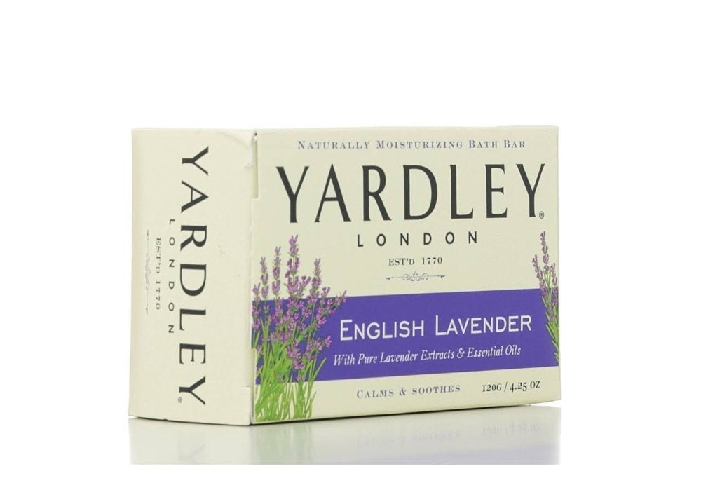 Yardley London Moisturizing Bar English Lavender with Essential Oils 4.25 oz (Pack of 7)