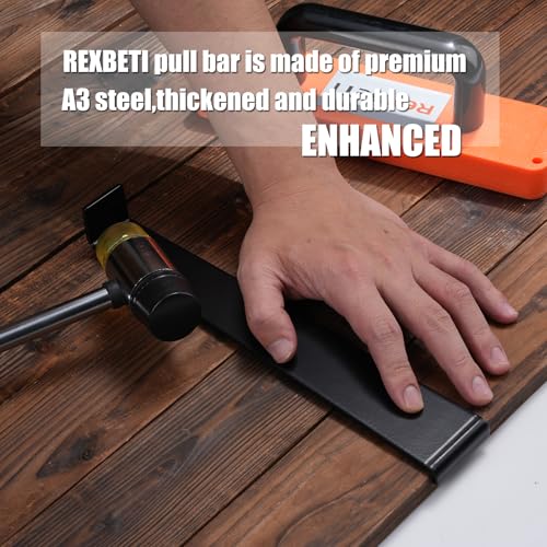 REXBETI Laminate Wood Flooring Installation Kit, LVP Installation Kit, Vinyl Flooring Tools - Tapping Block with Handle, P...