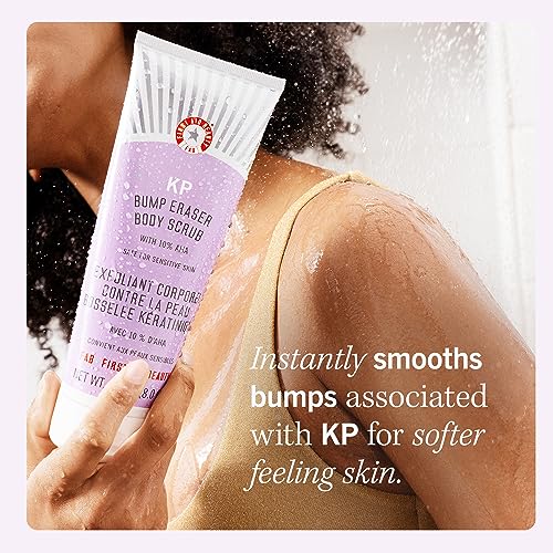 First Aid Beauty - Exfoliating Bundle: KP Bump Eraser Scrub & Ingrown Hair Pads with 10% BHA and AHA, Daily Exfoliating Sk...