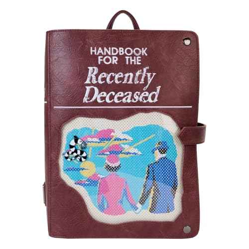 Loungefly Beetlejuice Handbook For The Recently Deceased Pin Trader Backpack