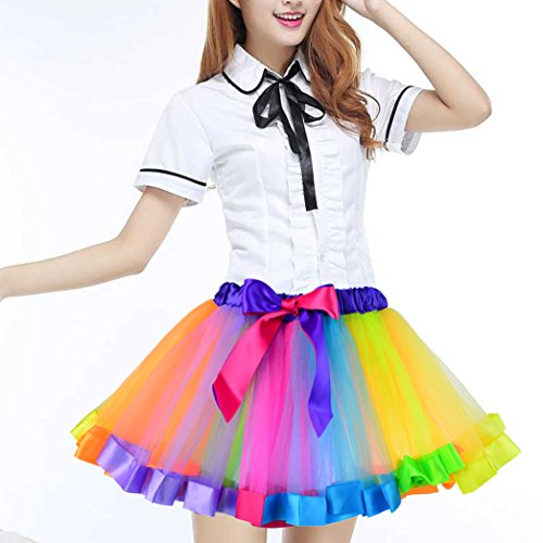 Miayon 1980s Fancy Outfits Dress Costume Accessories for Girl Kids Halloween