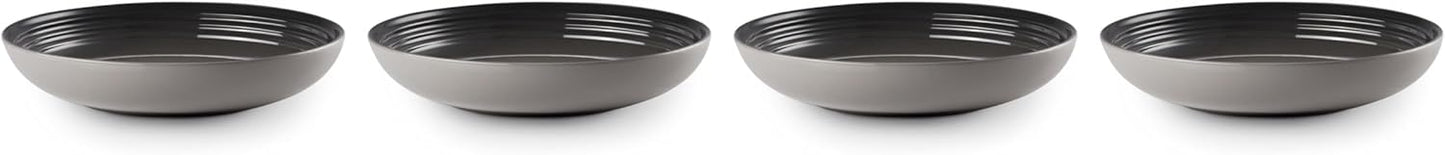 Le Creuset Stoneware Set of 4 Pasta Bowls, 8.5" each, Oyster