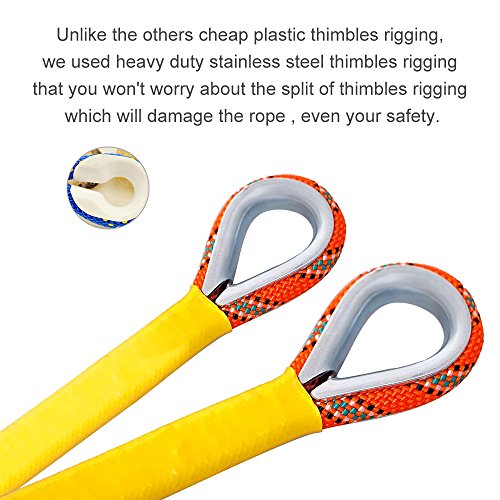 X XBEN Outdoor Climbing Rope 10M(32ft) 20M(64ft) 30M(96ft) 50M(160ft) 70M(230ft) 152M(500FT) 352M(1000FT) Static Rock Clim...