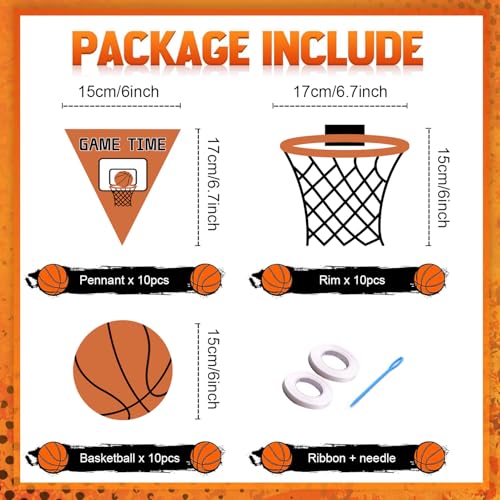 Yancan Basketball Party Decorations, Basketball Game Sports Theme Party Banner for Boy Birthday Party Supplies