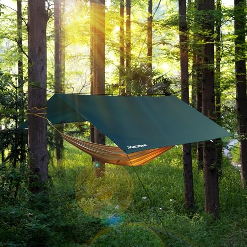JAICOM Waterproof Camping Tarp - 10X16.4ft Hammock Rain Fly, Ultralight & Portable & UV Protection Backpacking Tarp, Multi...