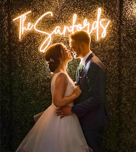 CIONAOR Custom Neon Signs, Neon Name Sign Customizable for Wedding Backdrop or Kid Gifts, Personalized LED Name Birthday S...
