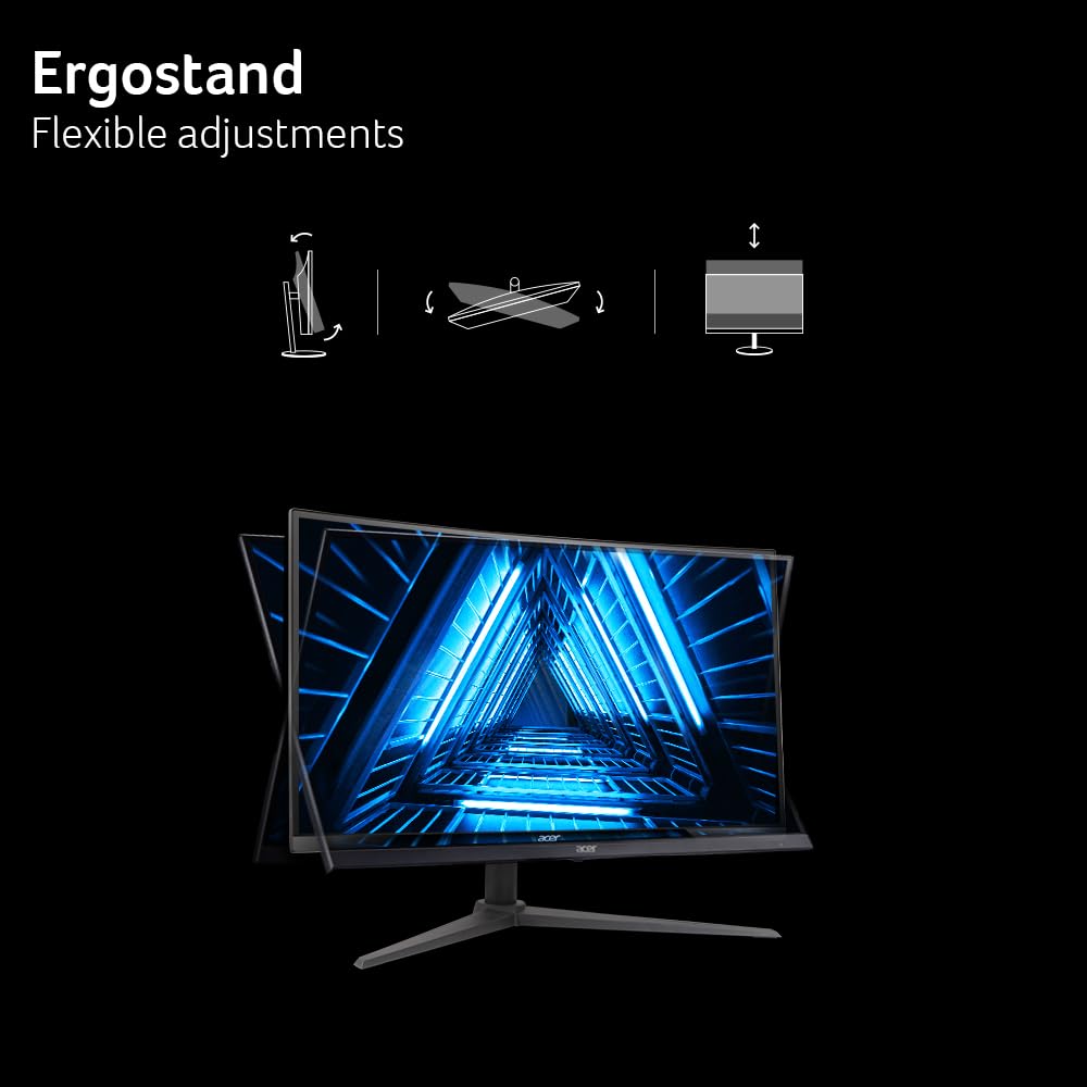 acer Nitro 27 Inch 1500R Curved Zero-Frame Full HD (1920 x 1080) Gaming Monitor | AMD FreeSync Premium | Up to 280Hz Refresh | 1ms VRB | One Display Port 1.4 and Two HDMI 2.0 Ports | XZ270