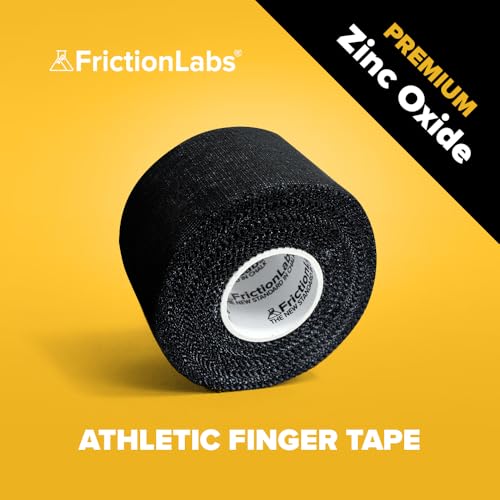 Friction Labs Athletic Finger Tape - Rock Climbing Tape for Skin Protection - 1.5” Zinc Oxide Tape - Protective Sports Tap...