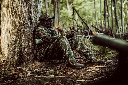 BLOCKER OUTDOORS Finisher Turkey Hunting Cotton Pants – Durable Camo Pants with Adjustable Waist & Multiple Pockets