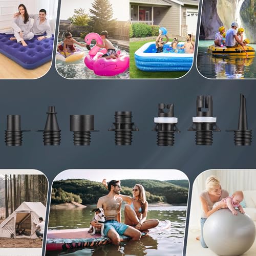 Polotrag Paddle Board Pump, SUP Electric Pump, Professional 20 PSI Portable Air Compressor with Auto-Off, Deflation Functi...