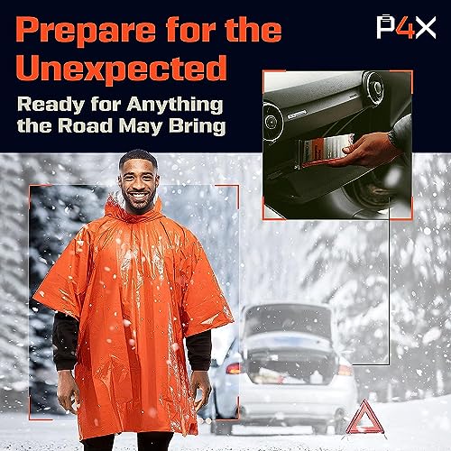 Abpir318 PCS Emergency Survival Kit, Survival Gear and Equipment First Aid Kit Med Supplies for Vehicles Travel Car Campin...