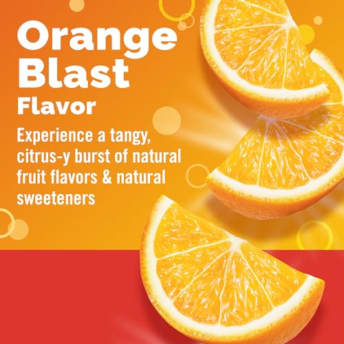 Emergen-C Chewable Vitamin C 1000mg, With B Vitamins And Antioxidants Tablet (40 Count, Orange Blast Flavor), Dietary Supp...