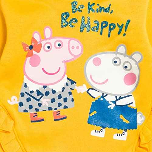 Peppa Pig Girls Pullover Fleece Hoodie and Leggings Outfit Set Toddler to Big Kid