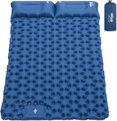 HiiPeak Sleeping Pad for Camping- Ultralight Inflatable Sleeping Mat with Built-in Foot Pump, Upgraded Durable Compact Cam...