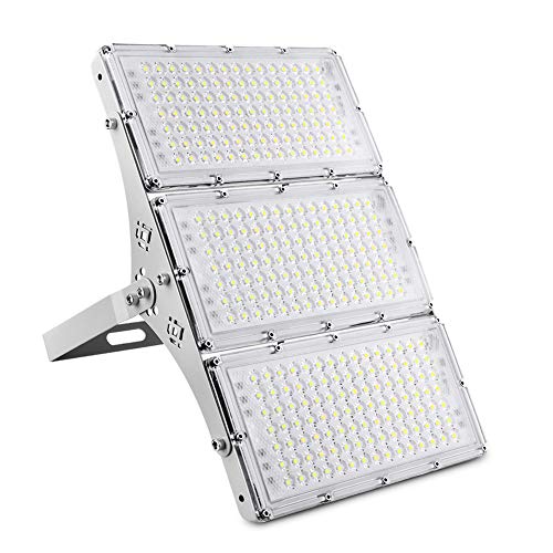 CHARON 300W LED Flood Light, 24000LM Super Bright Outdoor Security Lights with Wider Lighting Angle, 6000K Daylight White,...
