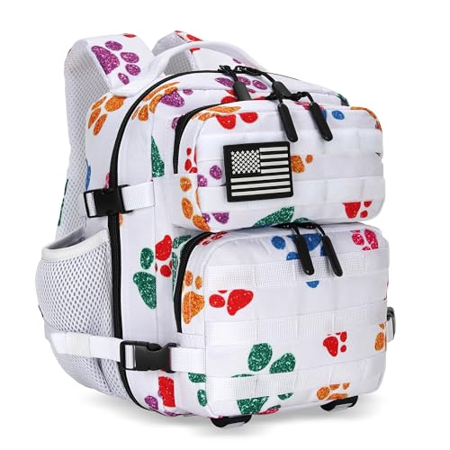 HongXingHai 9L Mini Tactical Backpack for Men and Women, Tactical Backpack Small for Hiking, Small Tactical Bag (Colorful ...