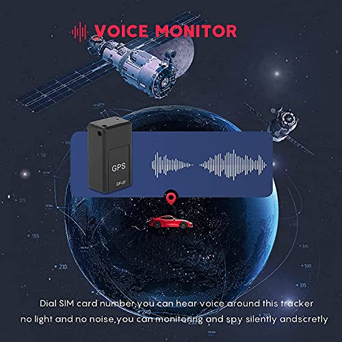 GPS Tracker for Vehicles, Mini Magnetic GPS Real time Car Locator, Full USA Coverage, No Monthly Fee, Long Standby GSM SIM...