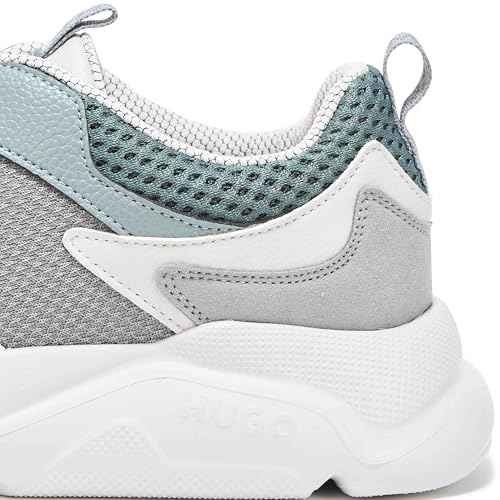 HUGO Men's Running Style Mix Material Sneakers, EU
