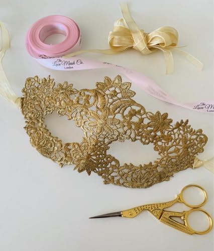 The Lace Mask Co. Luxury Women's Lace Masquerade Prom Halloween Carnival Mask Ball
