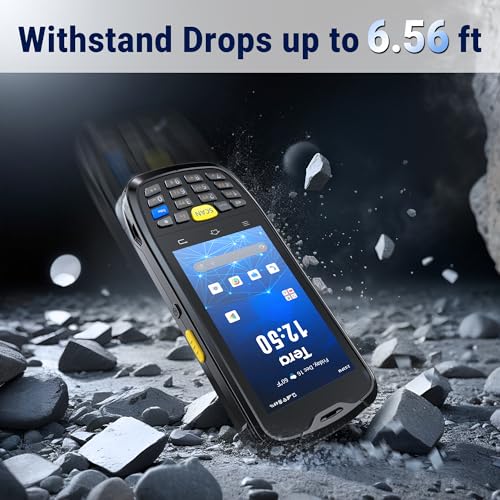 Tera Android Barcode Scanner Mobile Computer with Charging Cradle Pistol Grip, 1D 2D QR Zebra Scanner, Android 10 Handheld...